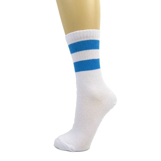 Two Stripe Athletic Style Ankle Socks - Leggsbeautiful