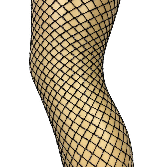 Leggsbeautiful Lurex Mini Diamond Net Tights