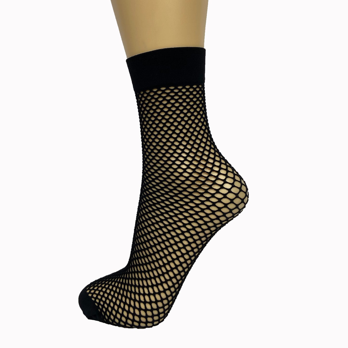 Coloured Fishnet Ankle Socks