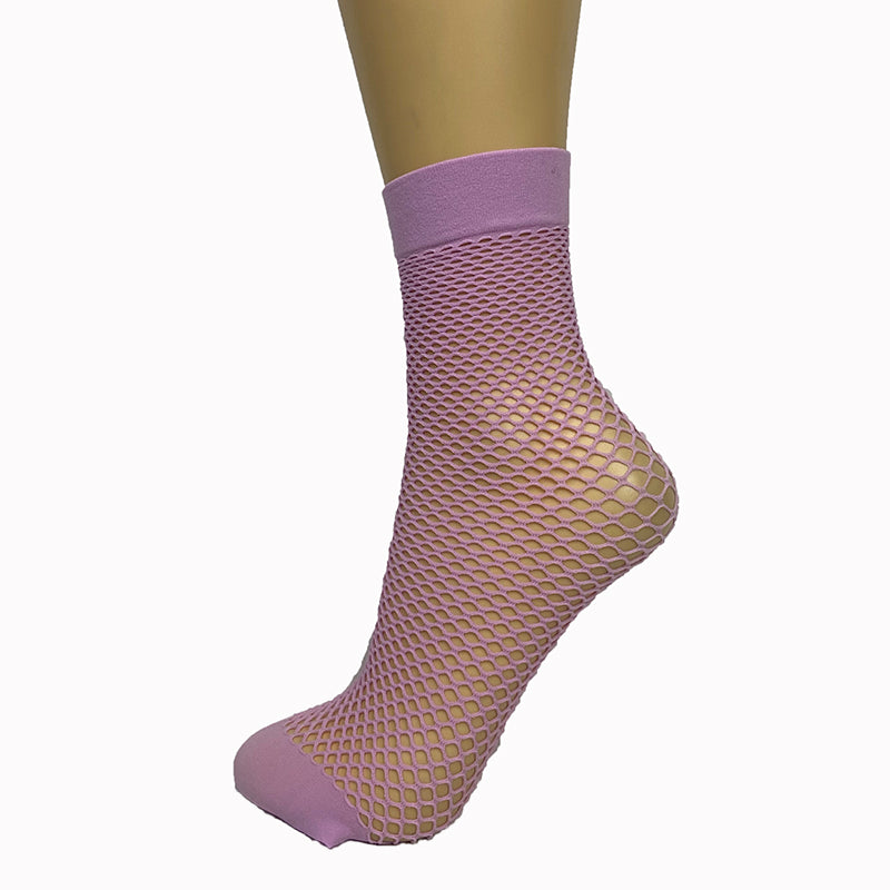 
                      
                        Coloured Fishnet Ankle Socks
                      
                    