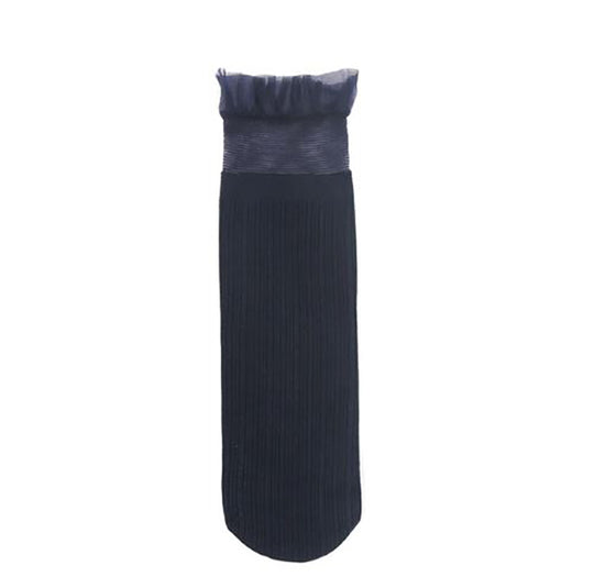 Stretch Nylon Frill Top Ankle Socks - Leggsbeautiful