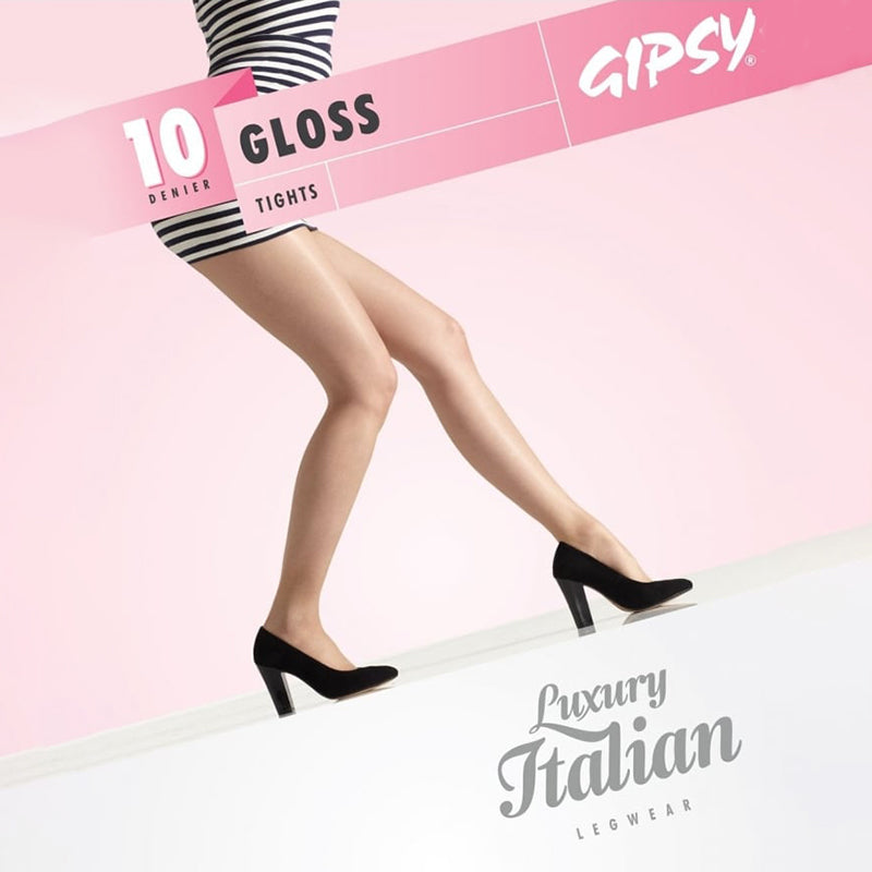 Load image into Gallery viewer, Gipsy 10 Denier Luxury Gloss Tights
