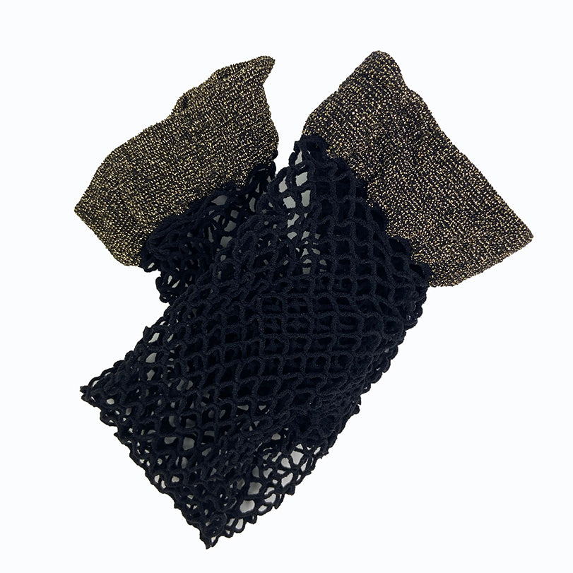 
                      
                        Veneziana Lurex Top Oversized Fishnet Ankle Socks
                      
                    