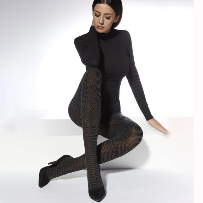 
                      
                        Adrian 40 Denier IWA Diagonal Spot Opaque Tights
                      
                    