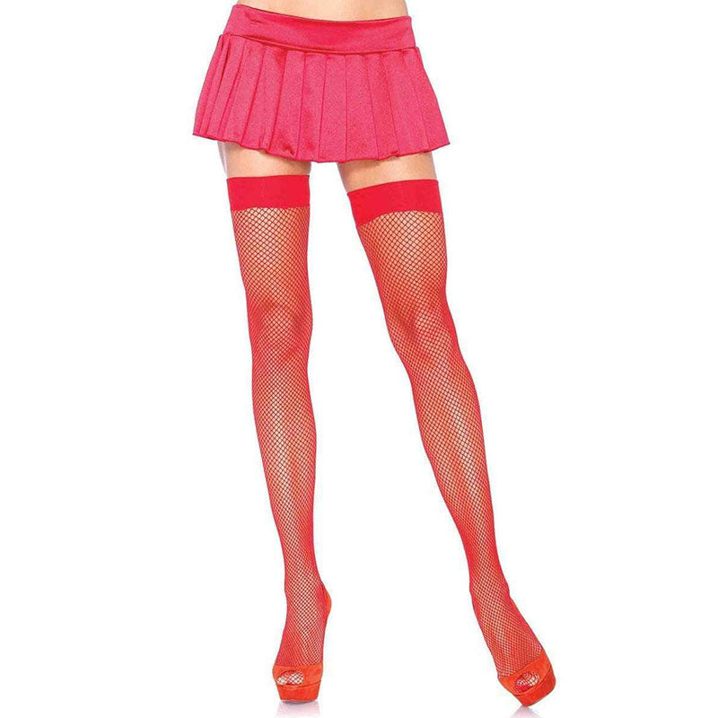 
                      
                        Leg Avenue Coloured Fishnet Thigh Highs - Leggsbeautiful
                      
                    