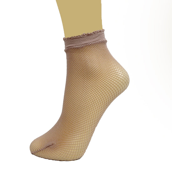 Load image into Gallery viewer, Gipsy Soft Stretch Fishnet Ankle Socks
