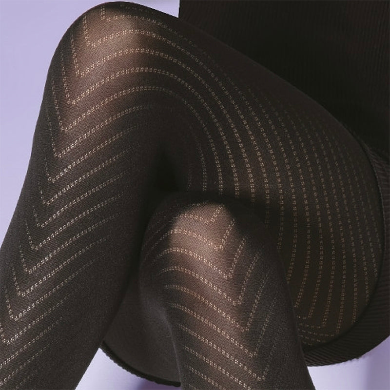 
                      
                        Gatta Loretta 50 Denier Plus Size Opaque Chevron Tights
                      
                    