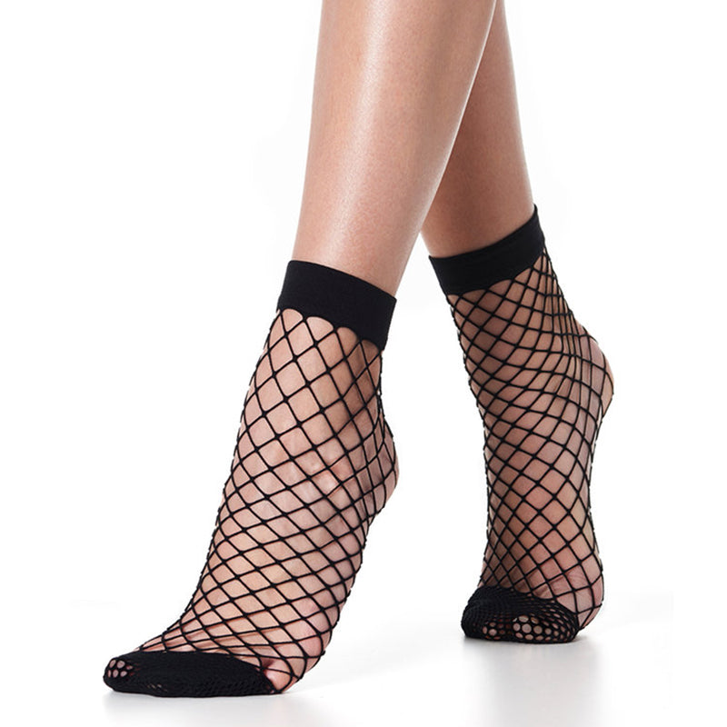 Oversized Jumbo Fishnet Ankle Socks