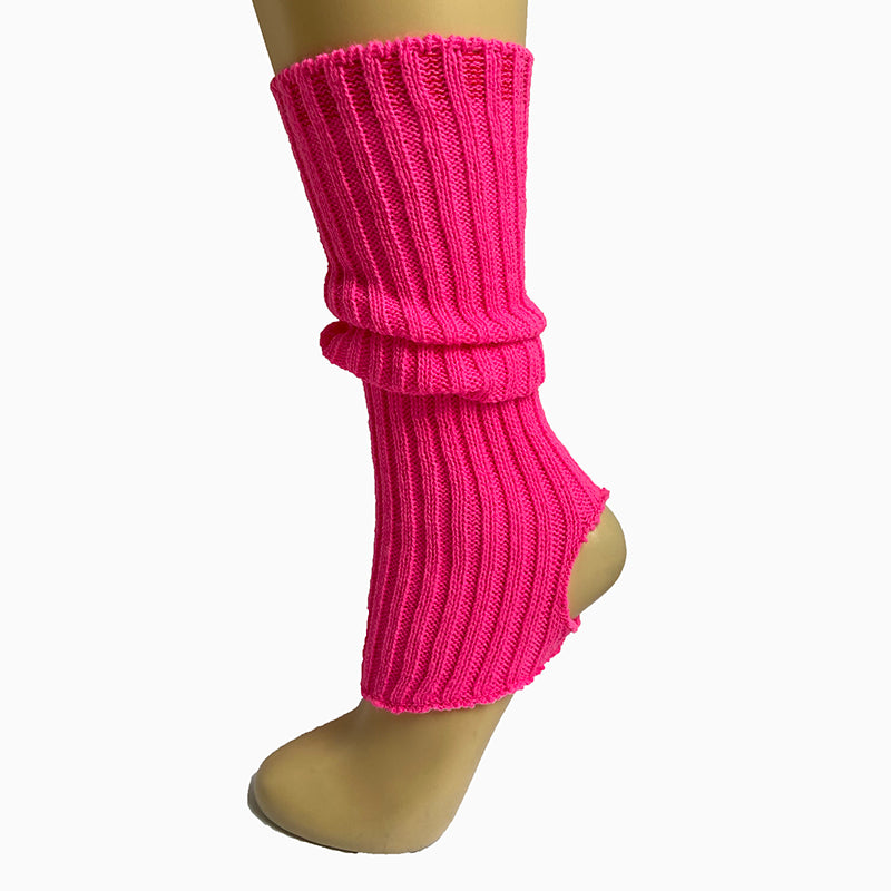 1st Positon Soft Acrylic 40cm Ribbed Stirrup Leg Warmers