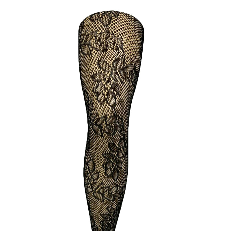 
                      
                        Floral Pattern Stretchy Fishnet Tights - Leggsbeautiful
                      
                    