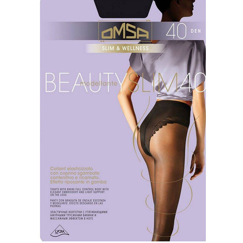 OMSA Beauty Slim 40 Denier Opaque Tights-Leggsbeautiful – LEGGSBEAUTIFUL