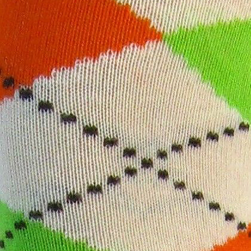Cotton Blend Argyle Over The Knee Socks - Leggsbeautiful