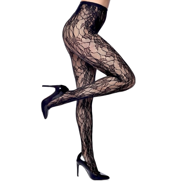 Pamela Mann Orchid Lace Net Tights - Leggsbeautiful