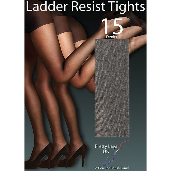 Pretty Legs 15 Denier Ladder Resist Tights [3 Pairs