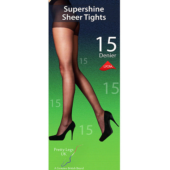 Pretty Legs Super Shine 15 Denier Tights - Leggsbeautiful