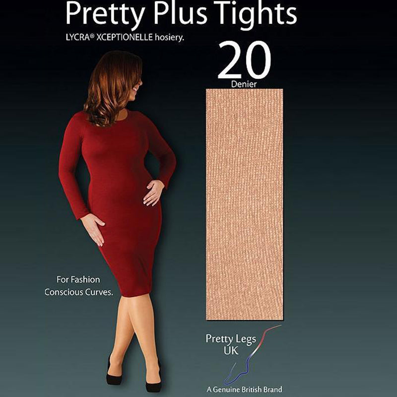 Load image into Gallery viewer, Pretty Legs Smooth Knit Xceptionelle Luxury 20 Denier Tights - Leggsbeautiful
