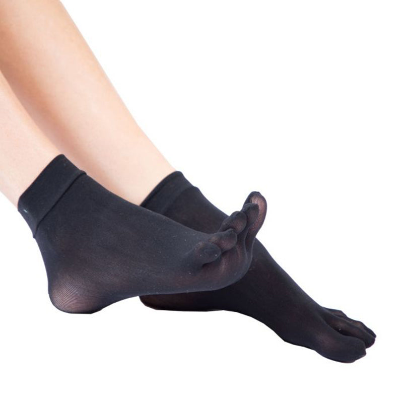 TOETOE Five Toe Nylon Ankle Socks