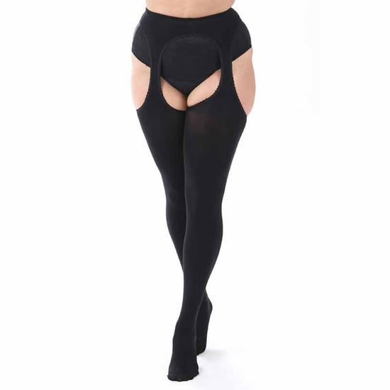 Pamela Mann Curvy Bodyfree Opaque Suspender Tights