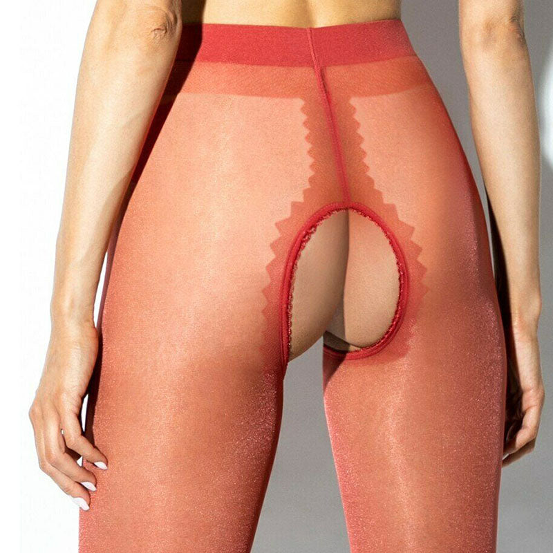 
                      
                        Amour 20 Denier Hip Gloss Sheer Crotchless Tights
                      
                    