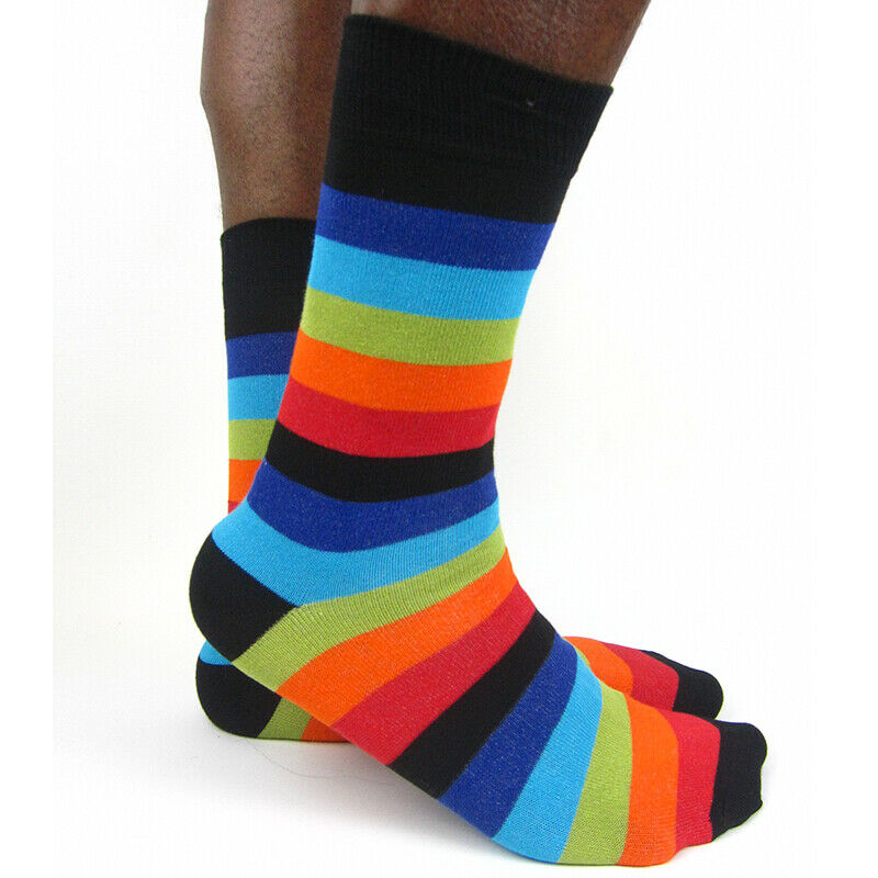 
                      
                        Luv Socks Men's Cotton Blend Striped Ankle Socks - Leggsbeautiful
                      
                    