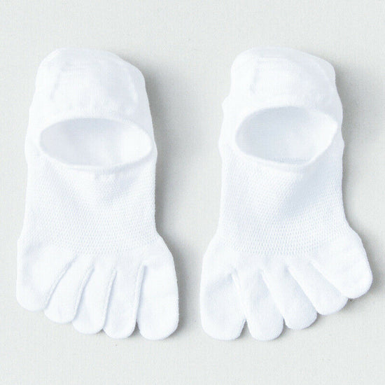 Unisex Cotton Blend Five Toe Trainer Socks