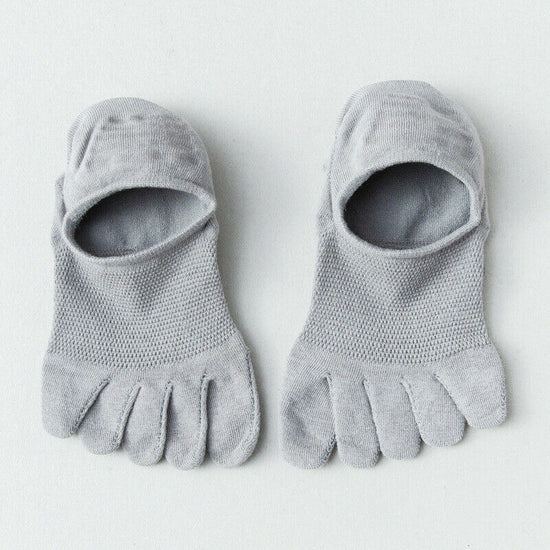 Unisex Cotton Blend Five Toe Trainer Socks