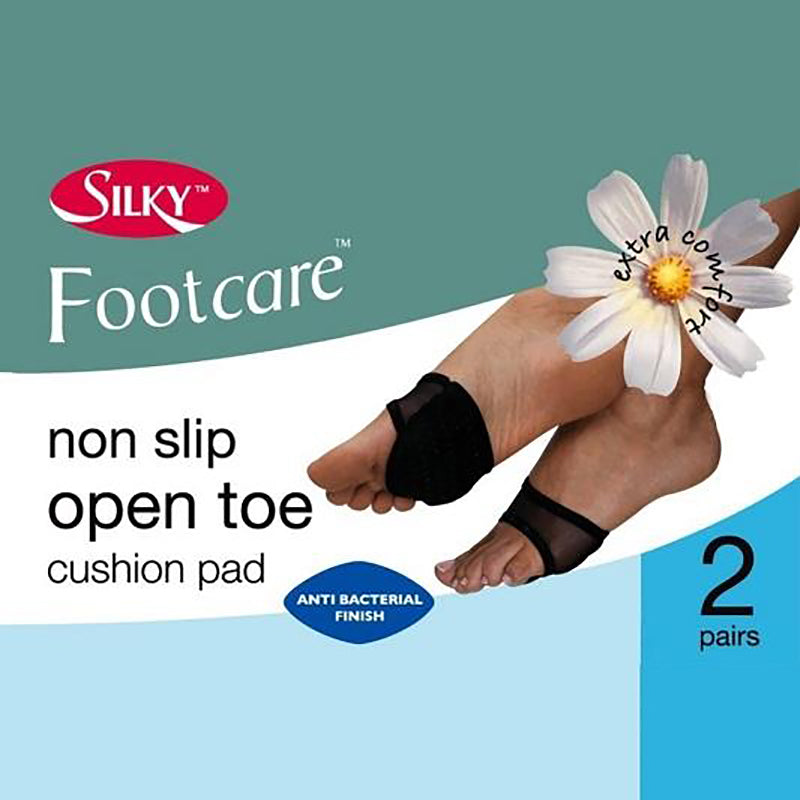 Silky Open Toe Sole Cushion Pads - 2 Pairs - Leggsbeautiful