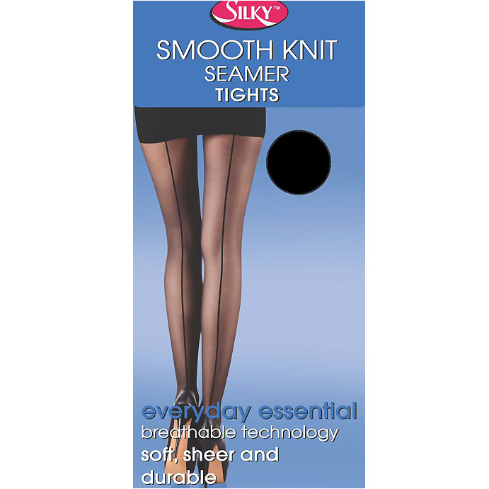 Silky Sheer Smooth Knit Seamer Tights - Leggsbeautiful