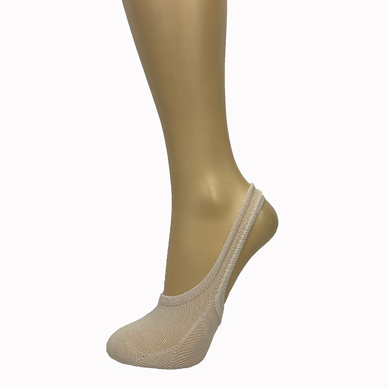 Cotton Blend Sling Back Footlet Shoe Liners