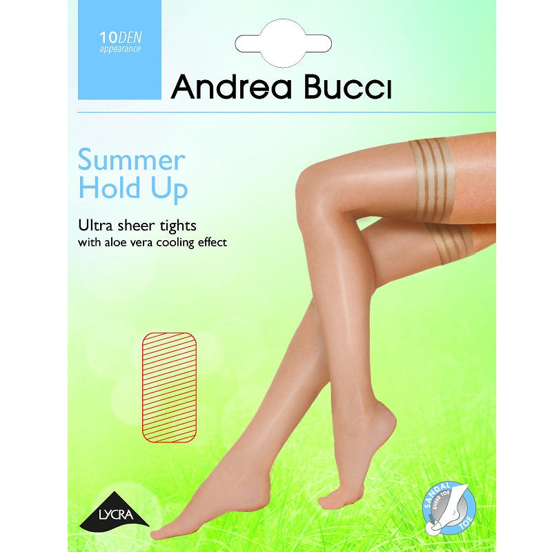 Andrea Bucci Ultra Sheer 10 Denier Summer Hold Ups - Leggsbeautiful