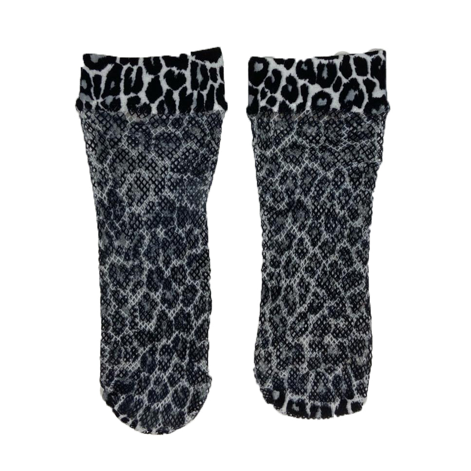 
                      
                        Pamela Mann Fishnet Leopard Print Ankle Socks
                      
                    