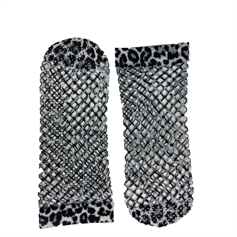 
                      
                        Pamela Mann Extra Large Net Leopard Print Ankle Socks
                      
                    